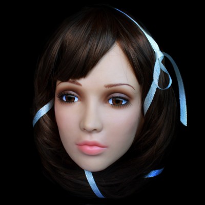 (SH-20) crossdress masquerade cosplay realistic female/girl silicone half face mask/props fixed with string crossdresser doll (SH-20) crossdress masquerade cosplay realistic female/girl silicone half face mask/props fixed with string crossdresser doll